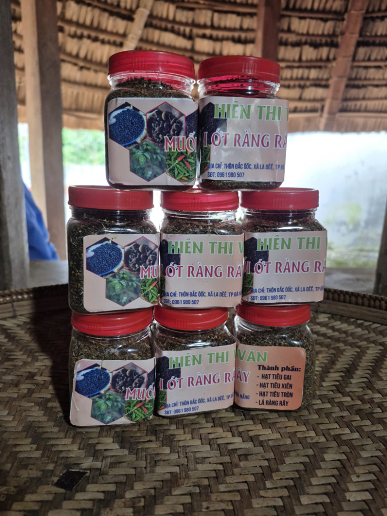 Muối ớt, rang rây