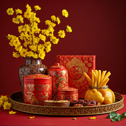 Tet gift tray